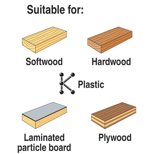 Trend Jigsaw blade 100x2.5mm CV up-cut 5 pack