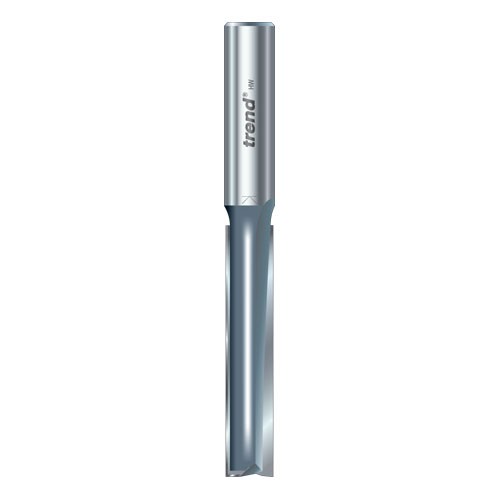 Trend 3/75MX1/2TC Two flute cutter 12 mm diameter OL 100mm shank 1/2"