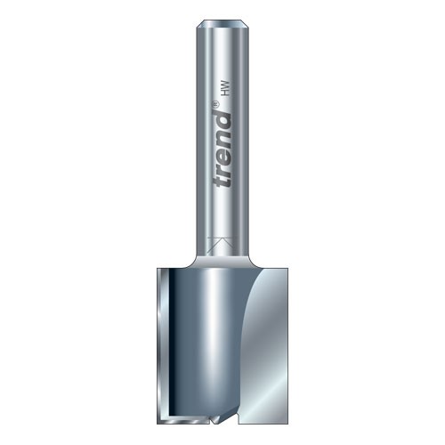 Trend 4/6X1/4TC Two flute cutter 20 mm diameter OL 57mm shank 1/4"