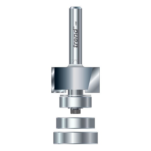 Trend 46/44X1/4TC 24mm Rebater 1/4" Shank