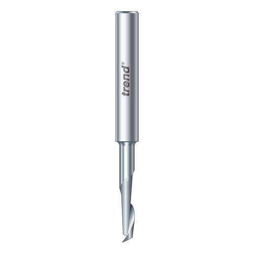 Trend 50/15X8MMHSSE Helical plunge cutter 4 mm diameter CC 45mm