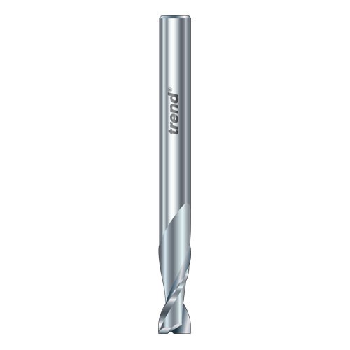 Trend 55/08X1/4HSS Spiral up-cut cutter 8 mm diameter shank 1/4"