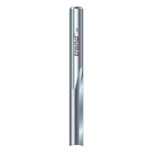 Trend S3/22X1/4STC Two flute cutter 6.3mm diameter OL 50mm shank 1/4"