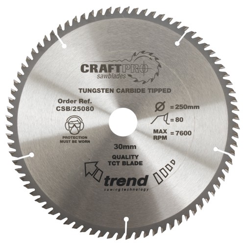 Trend CSB/31572 Craft saw blade 315mm x 72 teeth x 30mm