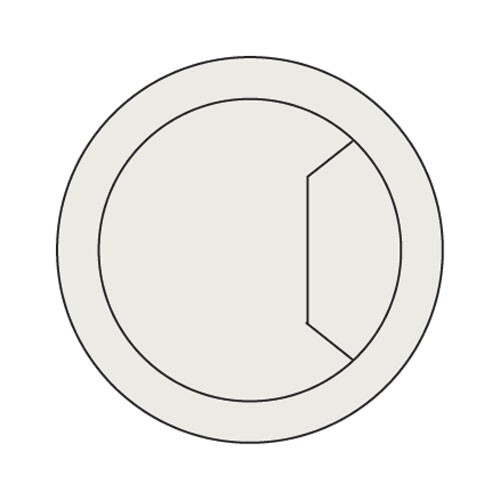 Trend CTI/80/PK1 Cable tidy insert light grey 80mm