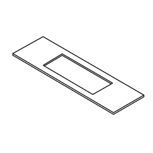 Trend WP-LOCK/T/2 Lock Template 22.2mm x 152.5mm faceplate