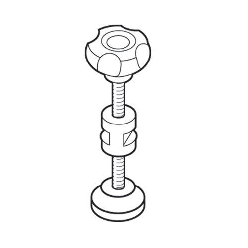 Trend WP-SMP/27 Lobe knob M8 & ball end cap assembly