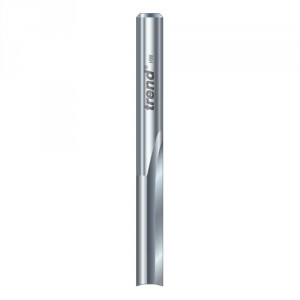 Trend S3/22X1/4STC Two flute cutter 6.3mm diameter OL 50mm shank 1/4"