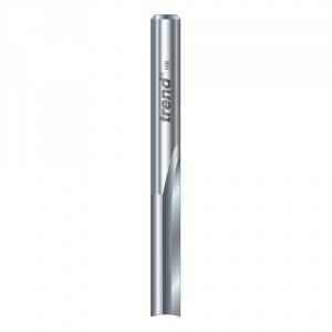 Trend S3/21X1/4STC Two flute cutter 6.3mm diameter OL 63mm shank 1/4"