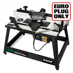 TREND CRT/MK3/EURO CRAFTPRO ROUTER TABLE MK3 230V EURO PLUG - AUTHORISED DISTRIBUTORS ONLY