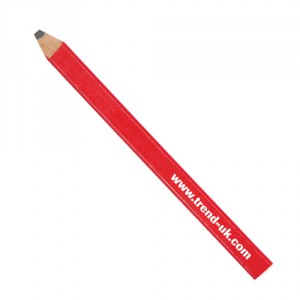 Trend PENCIL/CR/3 Carpenters pencils red medium 3 pacK