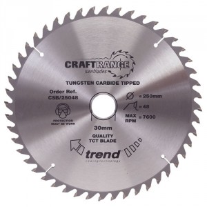 Trend CSB/16048A Craft saw blade 160mm x 48T x2.2x20mm