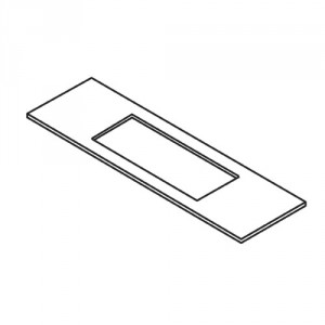 Trend WP-LOCK/T/318 Lock template 18mm x 190mm rounded ends