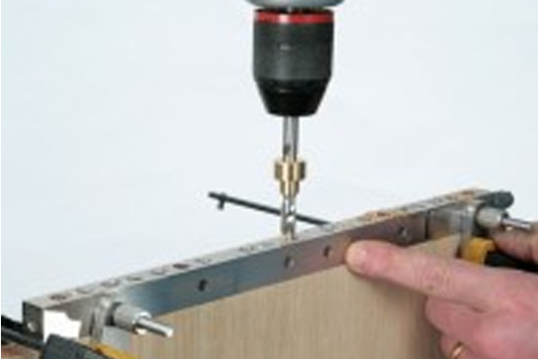 Dowelling jigs are templates for routing dowels for joining woodwork 