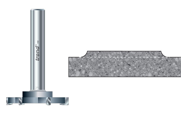 ix wing trimmers are used for levelling work surfaces and trimming bowls. 