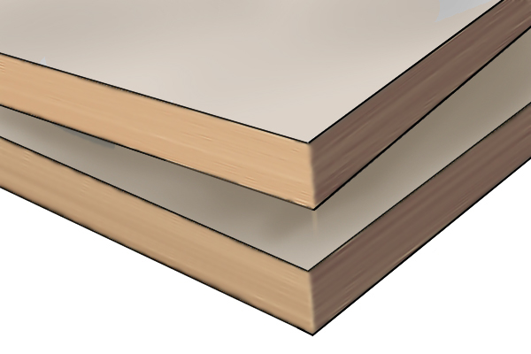 MDF. Medium density fibreboard can be routed with a router cutter