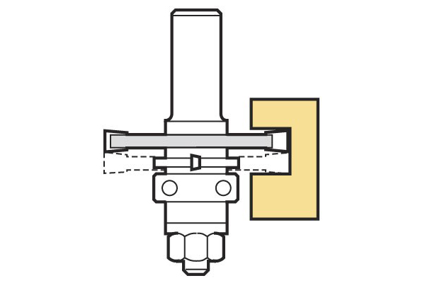 Slotting and groover router cutters from trend for jointing and other routing tasks 