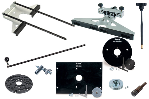 Routing accessories. router accessories. router guide, router trammel beams