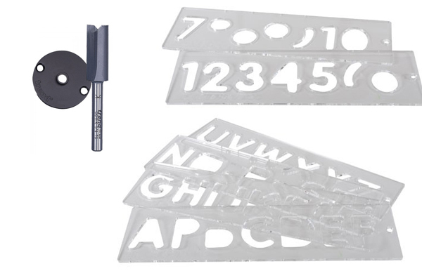 Heimwerker GUIDE BUSH CUTTER TREND 57MM LETTER NUMBER ROUTER 