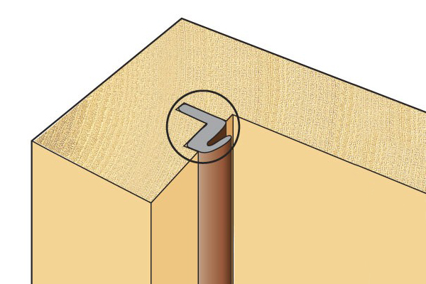 Weather seal router cutters cut out recesses for weatherseals around doors and windows