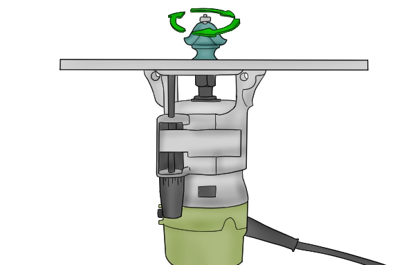 Stationary routing, router internal parts, motor, on/off switch, collet, plunge columns, electricity