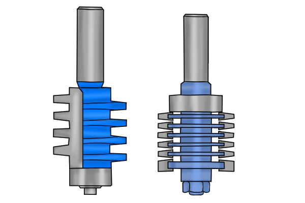 Finger joint router bits, box joint bit, comb bit, router bits