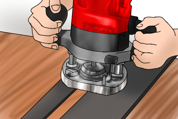 Using a router. How to use a router. Router cutter and router bit