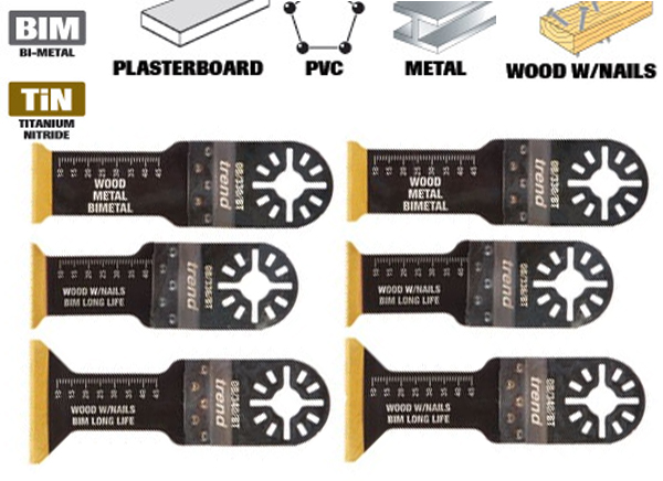 Oscillating tool blades from wonkee donkee tren packs