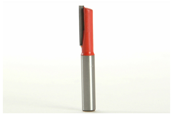 Router Bit with a single flute are ideal for making faster cuts in softer materials 