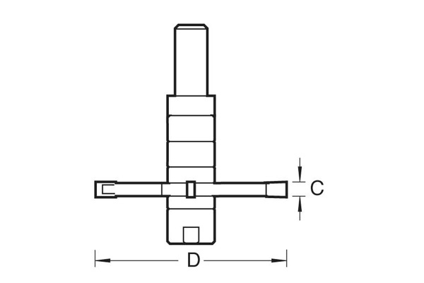 Surface trimmer and slitter cutters for solid surface materials 