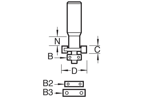 Face inlay cutters from trend for routing solid surface materials 