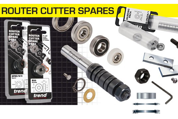 Cutter spare parts from Trend uk. best prices for Trend router products 