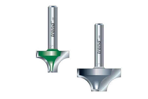 Examples of standard ovolo router cutters