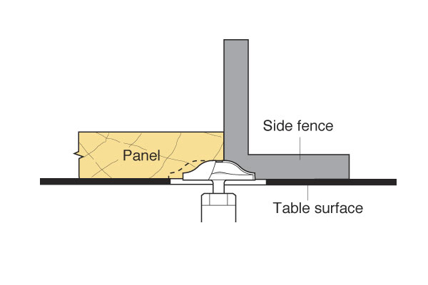 A TREND raised panel bit