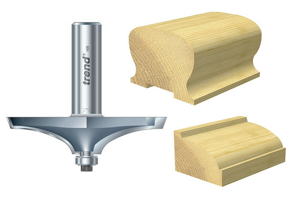 An example of a handrail router cutter