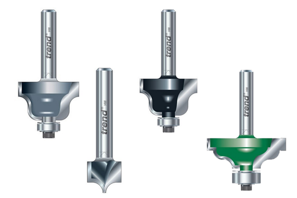 Different types of ogee router cutter