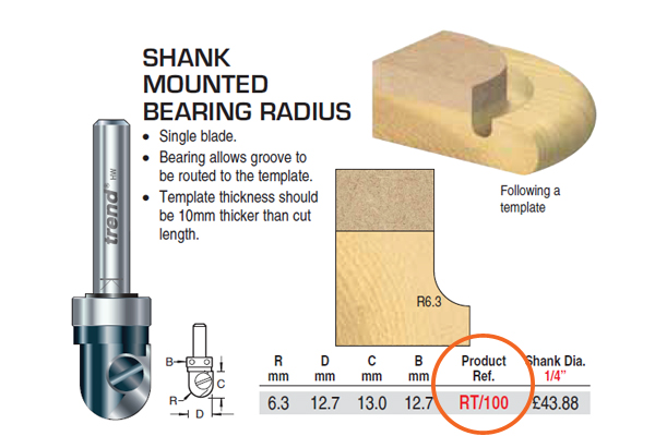 Reminder to find the product reference code before buying replacement blades for your Rota-tip cutter