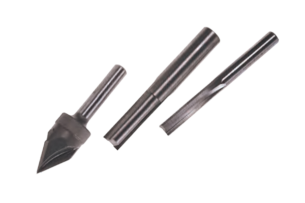 Solid tungsten carbide bits for routing 