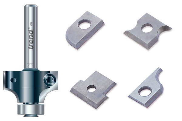 A replaceable tip bit and a selection of attachable blades 