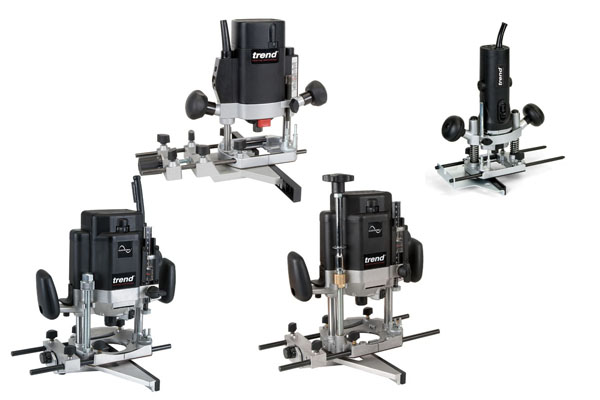 Router, plunge router. Routing machine. Trend routers