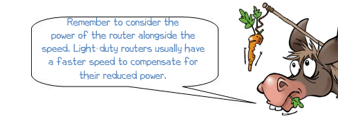 WD says "Remember to consider the power of the router alongside the speed. Light-duty routers usually have a faster speed to compensate for their reduced power."