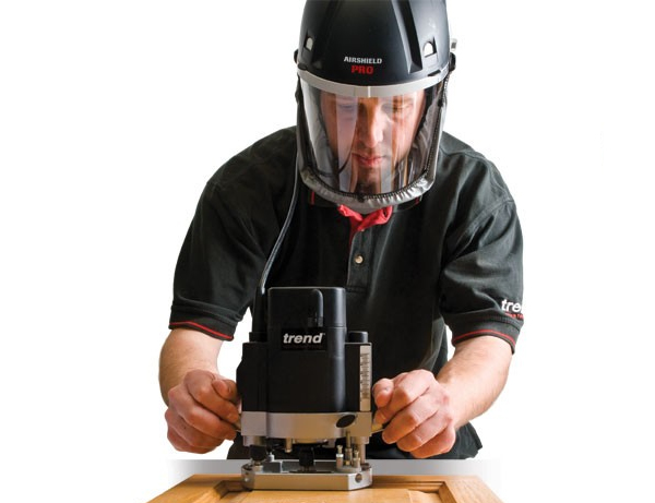 Airshield Pro from Trend - powered respirator from Trend for woodworking