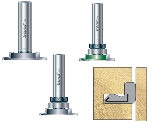 Router bits for hanging doors