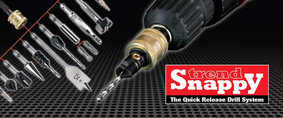 Snappy drilling system from Trend for quick changing tooling 