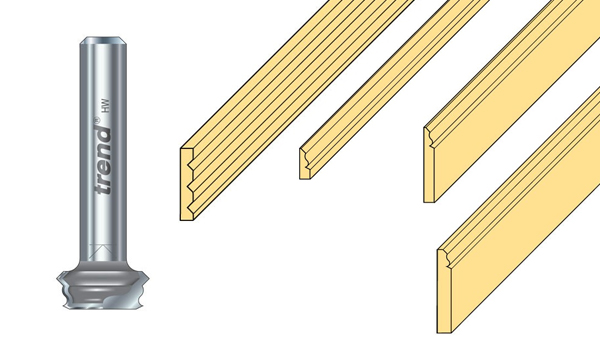 Bead ogee router bit for doll house parts 