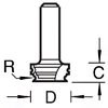 double bead router bit for dollhouses